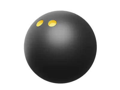 Squash Ball 3D model
