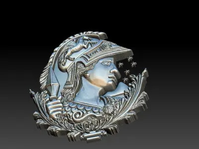 Engineering Symbol Roman Engenharia simbolo 3D print model