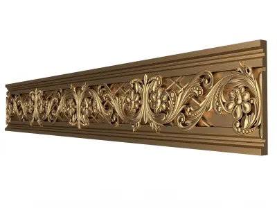 Ornament Element Molding 029 Low-poly 3D model
