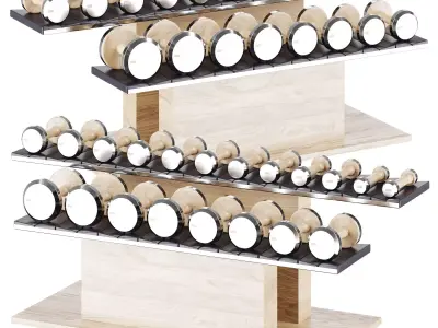 PENT luxury fitness equipment 3D model