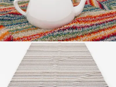 Rugs No 460 Low-poly 3D model