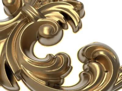  decorative pattern ready for 3D printing 3D model