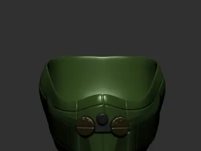 gas mask  sculpt ver4 3d printable 3D model 3D model