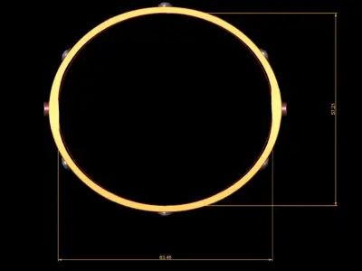 ks bracelet net 01 3D print model