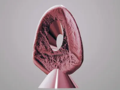 Sea Rock Sculpture Eternity 2 3D print model