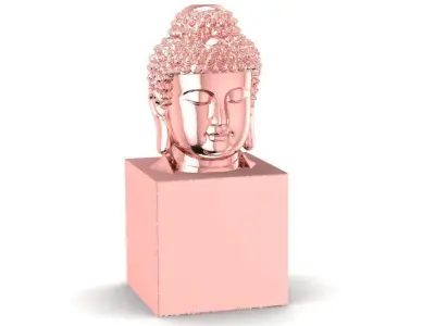 Buddha Head 3D Model for Jewelry and Decoration 1270 3D print model