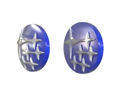 Subaru Logo 3D print model