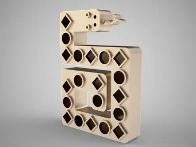 Abstract Snake Trinket 3D print model