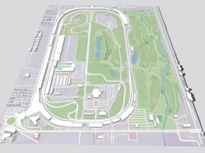 Indianapolis Motor Speedway 3D model