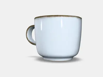 GLADELIG mug Low-poly 3D model