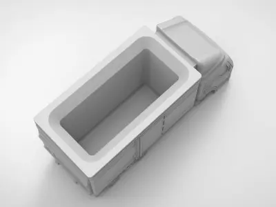 truck pattern vase 3D print model