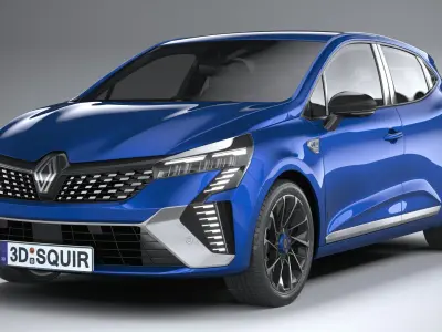 Renault Clio 2024 3D model