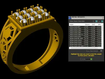 Mens Ring 3D print model