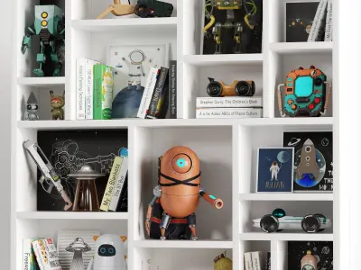 Children Room Set 6 Scifi Set 3D model