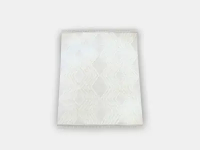 GULLHAVREN Rug high pile Low-poly 3D model