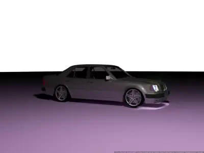Mercedes Benz E500 W124 3D model