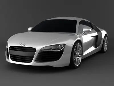 Audi R8 Lemans 3D model