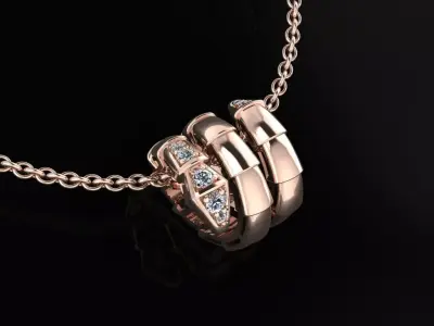 Serpenti Necklace  3D print model