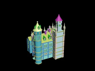 Medieval House 36 3D print model 3D model