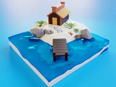 Isometric design 3D model
