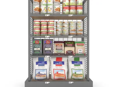 canned food 02 Low-poly 3D model