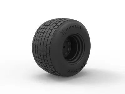  Wheel from Batpod 3D print model