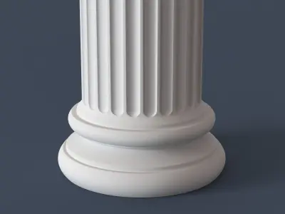 Roman Column 009 3D model