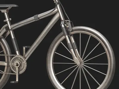 Bicycle Low-poly 3D model by davrbeksadullayev6 from CGTrader