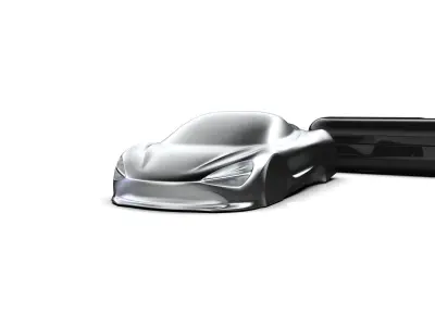 McLaren 720s Speedform Automotive Sculpture Keychain 3D print model