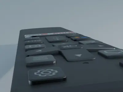 TV Remote of TCL 3D model