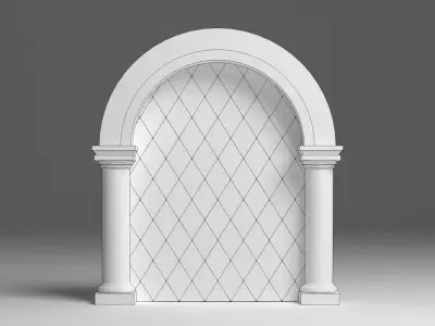 English Arch 3D model