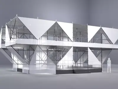 Layher Structure Pavilion 1 3D model