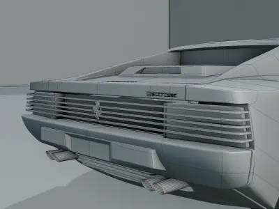 Ferrari Testarossa 3D model