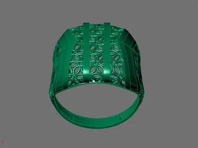Women Ring Plain Ring Ready STL 3DM Models Womens Rings 3D print model 10