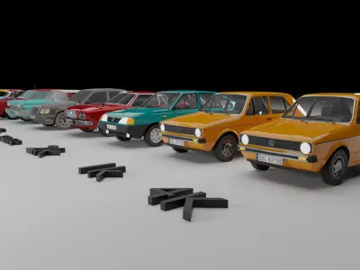 Cars Collection 3D model by tlhhayat1