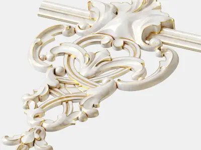Decor vertical 01  3D model