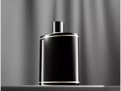 Luxury perfume bottle Low-poly 3D model