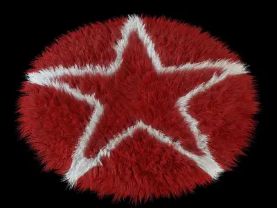 Carpet round Star 3D model