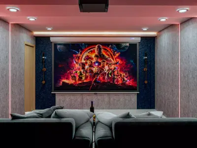 Home Theater Interior Design 3D model