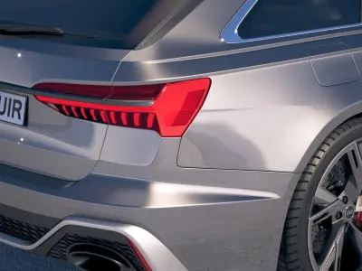 Audi RS6 Avant 2020 3D model