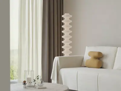 the silence of residential indoor 3 d model 3D model