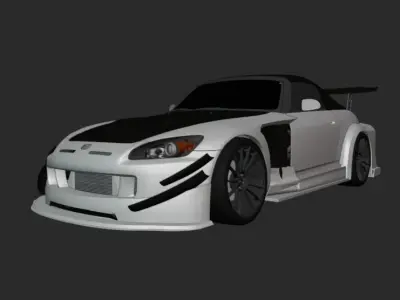 Custom creation S2000 Aero body kit 3D model