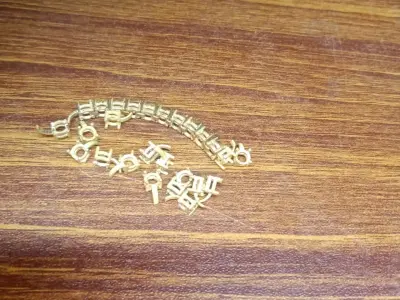  Elegant Gold Tennis Bracelet with 20-Pointer Diamond Settings  3D print model