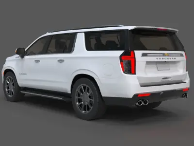 3D model car Chevrolet Suburban  3D model