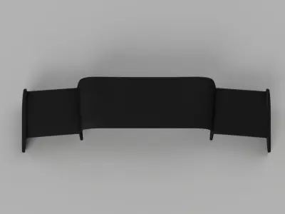 Mercedes Gclass Brabus  Rear Wing 3D print model