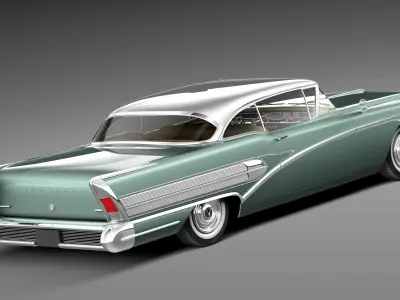Buick Riviera Special 1958 3D model