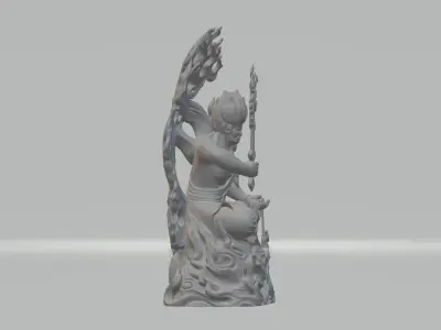 Buddha Statue of Acala 3D print model