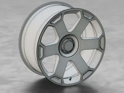 Rotiform AVS Wheel 3D Model 3D model