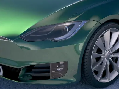 Tesla Model S Shooting Brake 2019 3D model