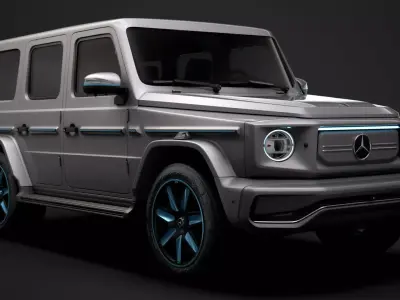 Mercedes Benz EQG 2022 3D model
